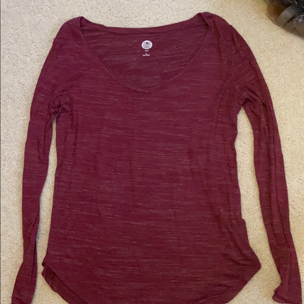 SO Long Sleeve V Neck